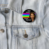 Proud Lesbians tegen Bachmann-toets Ronde Button 5,7 Cm (In situ)