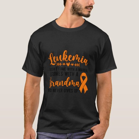 Proud Leukemia Grandma Of A Leukemia Warrior Grand T-shirt (Voorkant)