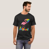 Proud Lgbt Gay Flamingo Pride Flag Rainbow Lgbetq  T-shirt (Voorkant volledig)