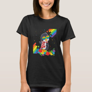 Proud Lgbt Gay Penguin Pride Flag Rainbow Lgbtq Le T-shirt