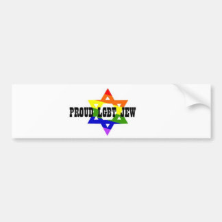 Proud LGBT Jew Bumpersticker