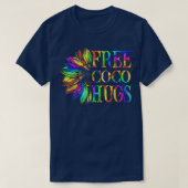 Proud LGBTQ Free Coco Hugs LGBT Pride Month sunflo T-shirt (Design voorkant)