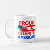 Proud Libanees Amerikaans Koffiemok (Links)