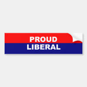Proud Liberal Bumpersticker (Voorkant)