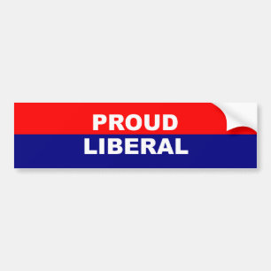 Proud Liberal Bumpersticker