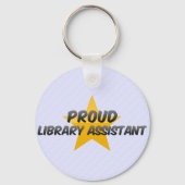 Proud Library Assistant Sleutelhanger (Voorkant)