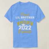 Proud Lil Broers class van 2022 afstuderen senior T-shirt (Design voorkant)