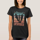Proud Lineworker Linework Lineman Lineworkers Line T-shirt (Voorkant)