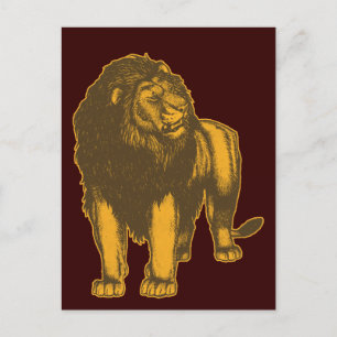 Proud Lion Briefkaart