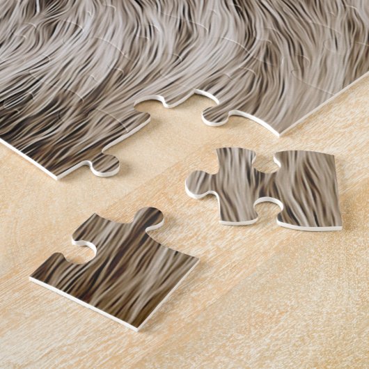 Proud Lion - Face - Legpuzzel (Zijkant)