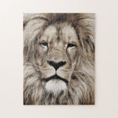 Proud Lion - Face - Legpuzzel (Verticaal)
