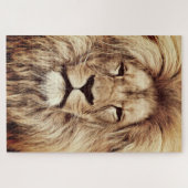 Proud Lion Jigzaag Puzzle Face Legpuzzel (Horizontaal)