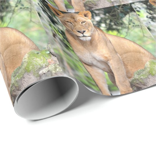 Proud Lioness Cadeaupapier (Rol Hoek)