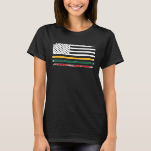 Proud Litouws Amerikaans Vlag Litouwen Heritage T-shirt
