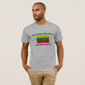 Proud Litouwse opa T-shirt (Voorkant volledig)