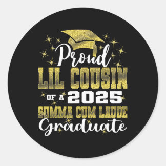 Proud Little Cousin 2025 Summa Cum Laude CL 2025 g Ronde Sticker