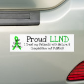Proud LLND Lyme Disease Awareness Bumpersticker (Op auto)