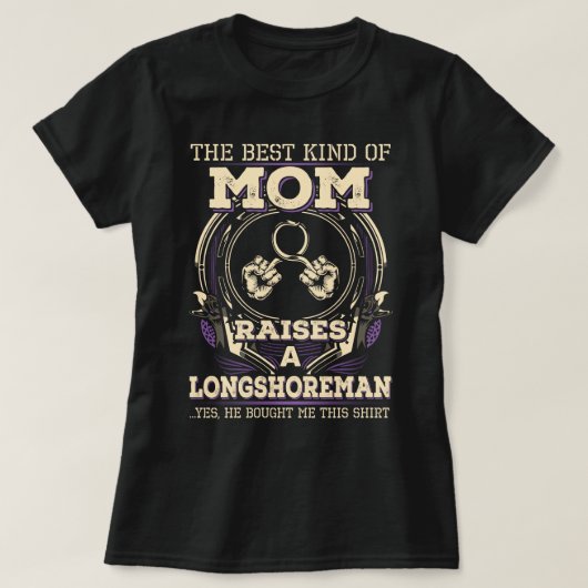 Proud Longshoreman's moeder T-shirt (Design voorkant)