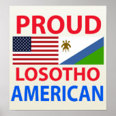 Proud Losotho American Poster (Voorkant)