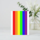Proud Loud Rainbow Fine Art-Poster Briefkaart (Staand voorkant)