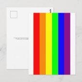 Proud Loud Rainbow Fine Art-Poster Briefkaart (Voorkant / Achterkant)