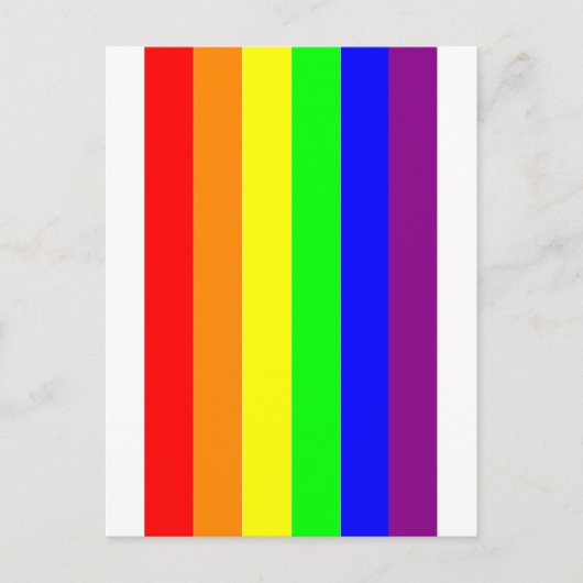 Proud Loud Rainbow Fine Art-Poster Briefkaart (Voorkant)