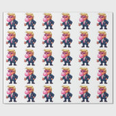 Proud Maga Trump Pixel President Inaguration Day Cadeaupapier (Vlak)