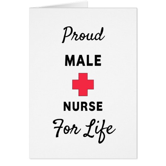 Proud Male Nurse (Voorkant)
