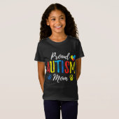 Proud mam Autism Awareness Family Matching T-shirt (Voorkant volledig)