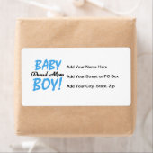 Proud Mam Baby Boy Gifts Etiket (Insitu)