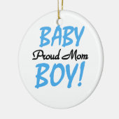 Proud Mam Baby Boy Gifts Keramisch Ornament (Links)