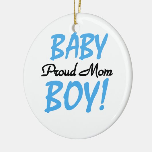 Proud Mam Baby Boy Gifts Keramisch Ornament (Links)