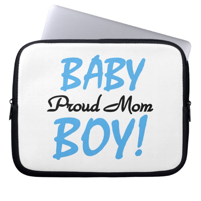 Proud Mam Baby Boy Gifts Laptop Sleeve (Voorkant)