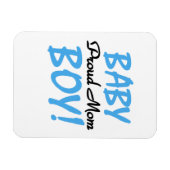 Proud Mam Baby Boy Gifts Magneet (Horizontaal)
