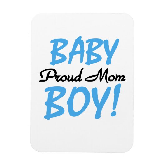 Proud Mam Baby Boy Gifts Magneet (Verticaal)