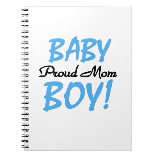 Proud Mam Baby Boy Gifts Notitieboek (Voorkant)