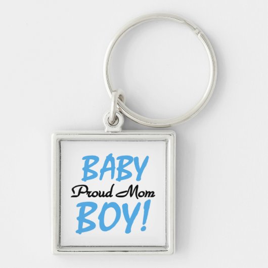Proud Mam Baby Boy Gifts Sleutelhanger (Voorkant)