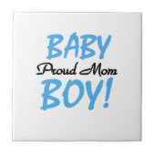 Proud Mam Baby Boy Gifts Tegeltje (Voorkant)