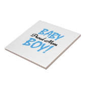 Proud Mam Baby Boy Gifts Tegeltje (Zijkant)