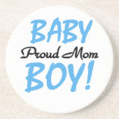 Proud Mam Baby Boy Gifts Zandsteen Onderzetter (Voorkant)