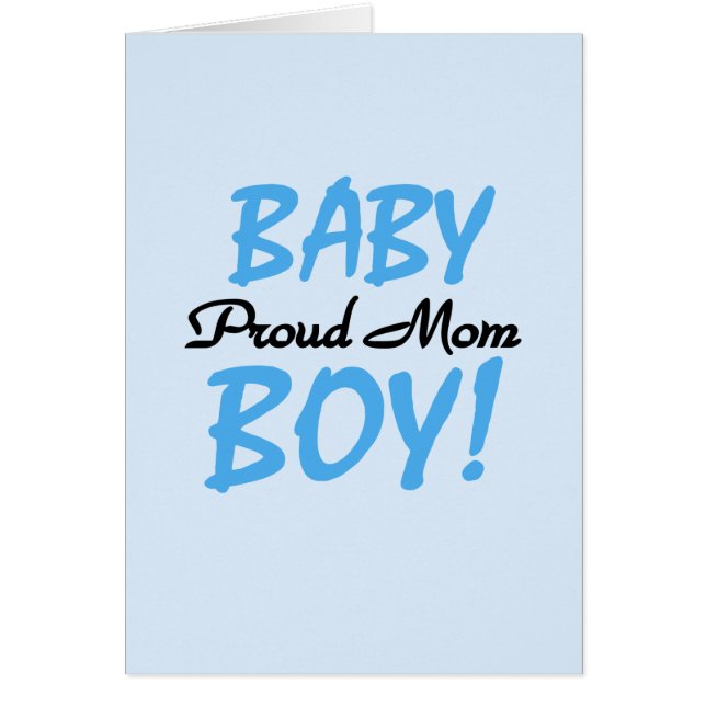 Proud Mam Baby Boy Tshirts en Gifts (Voorkant)