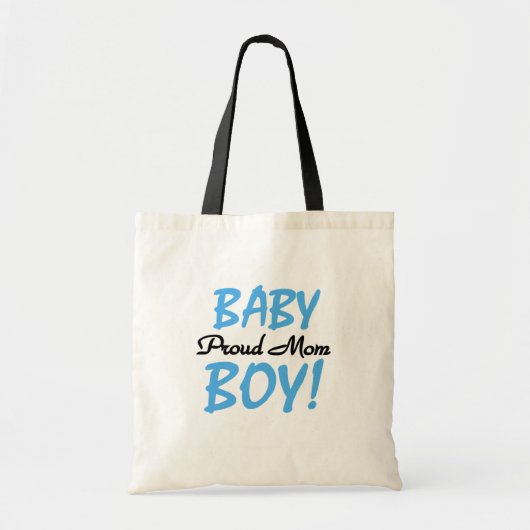 Proud Mam Baby Boy Tshirts en Gifts Tote Bag (Voorkant)