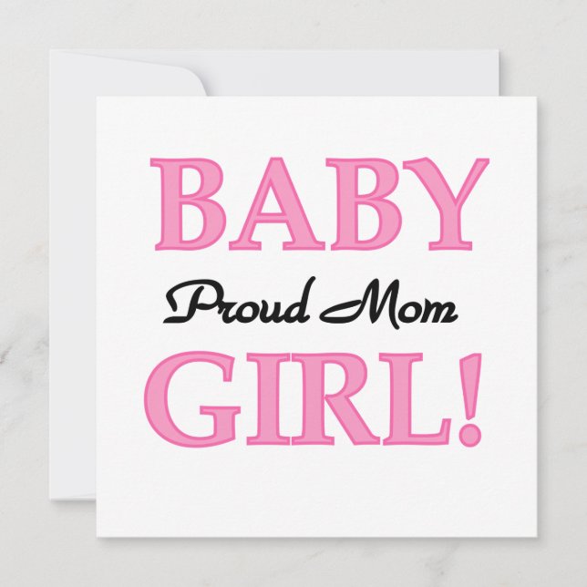 Proud Mam Baby Girl Gifts (Voorkant)