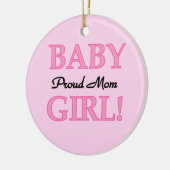 Proud Mam Baby Girl Gifts Keramisch Ornament (Links)