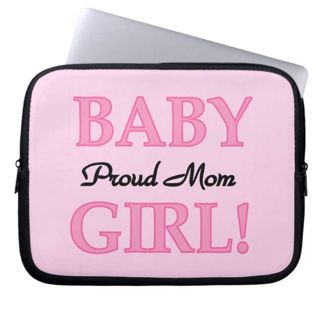 Proud Mam Baby Girl Gifts Laptop Sleeve (Voorkant)