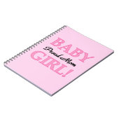 Proud Mam Baby Girl Gifts Notitieboek (Linkerzijde)