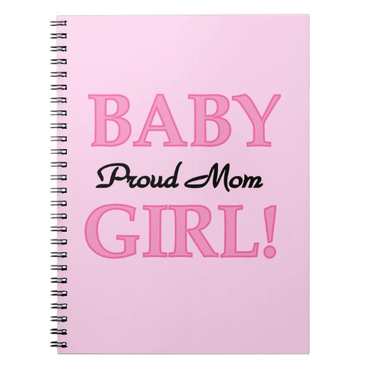 Proud Mam Baby Girl Gifts Notitieboek (Voorkant)