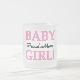Proud Mam Baby Girl Tshirts en cadeautjes Matglas Koffiemok