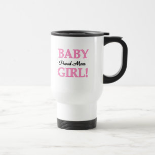 Proud Mam Baby Girl Tshirts en cadeautjes Reisbeker