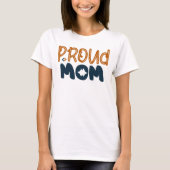 Proud Mam, Baseball T-Shirt (Voorkant)